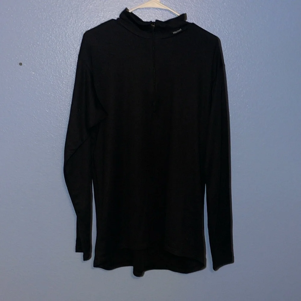 Marmot Black  Quarter Zip Pullover Men’s Size XL / Moosejaw. L
